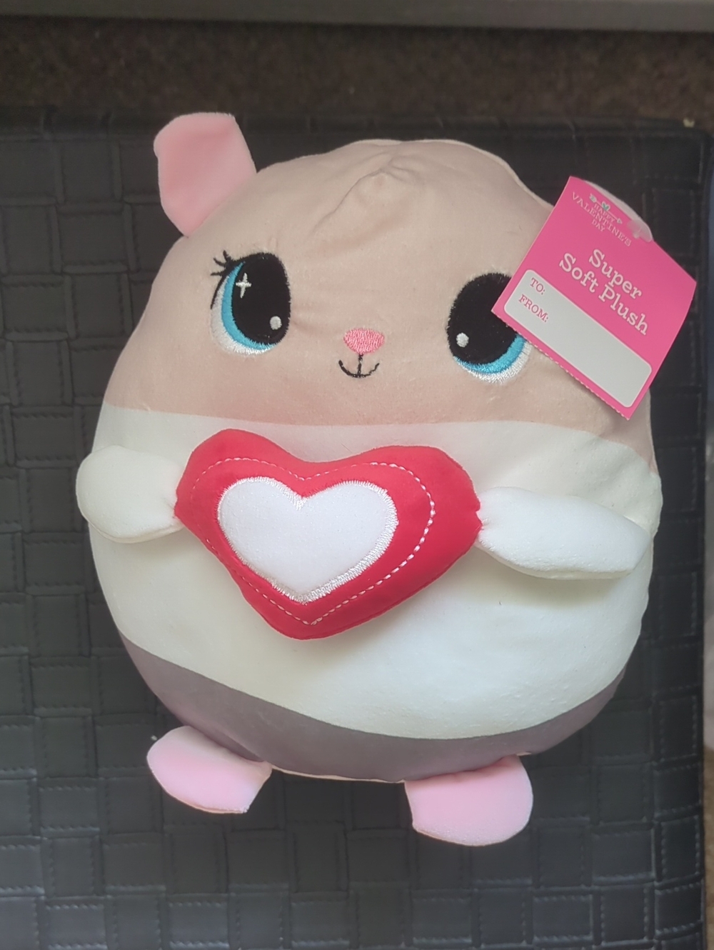 Hamster Valentines Plush Toy